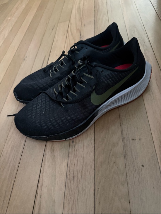 Nike Other - Nike Black Athletic Shoes with Olive Swoosh